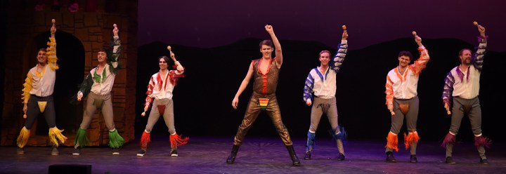 Codpieces costume design in Spamslot