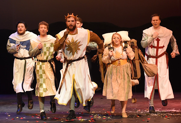 Sequin chain mail costume design