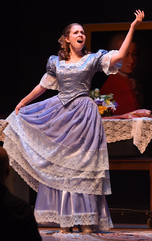 Blue Victorian dress