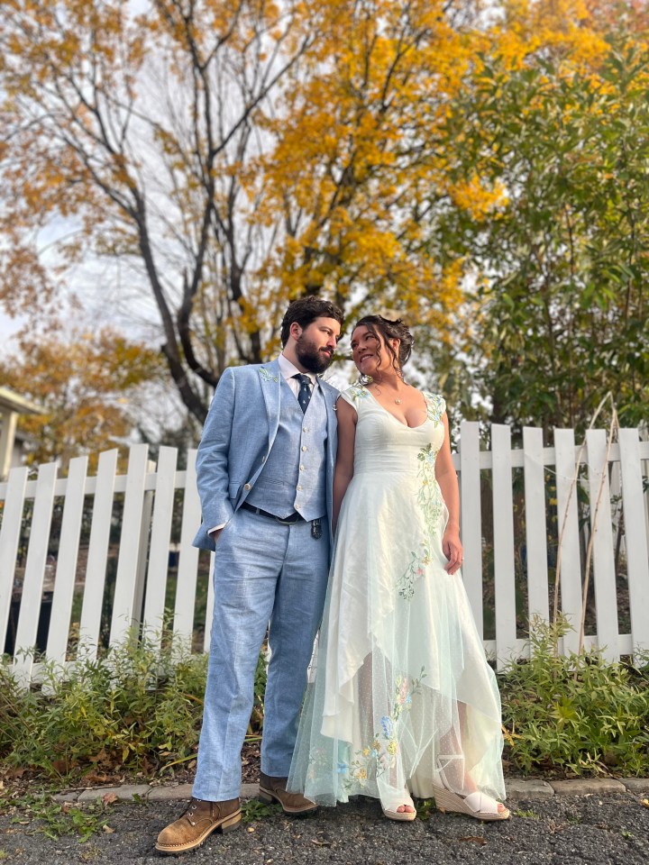 Wedding dress for the Fairy-godmother woodland&nbsp;queen